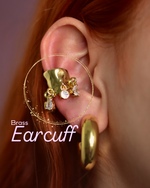Brass earcuff Constanza