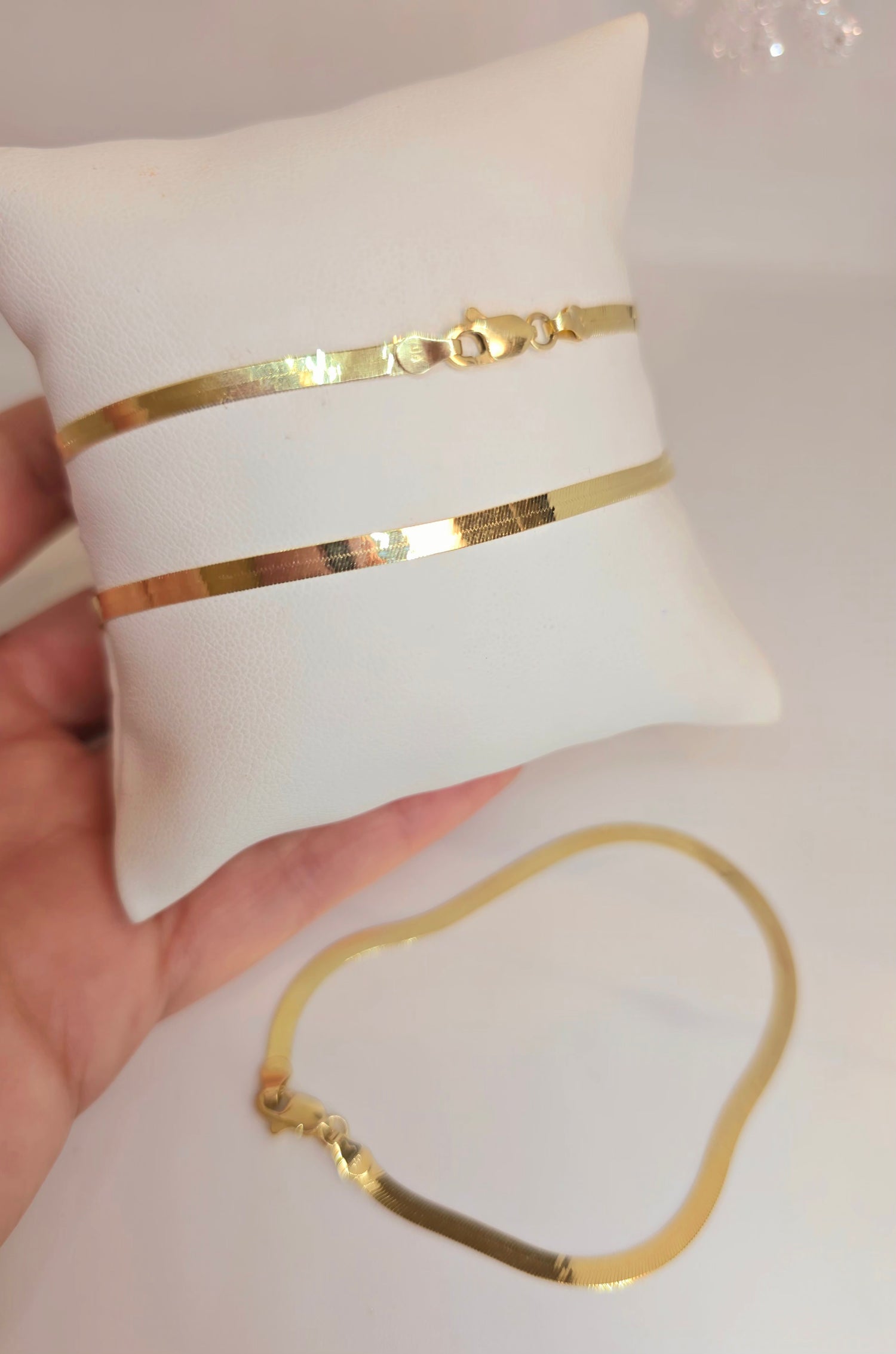 10k Pulsera Planchada