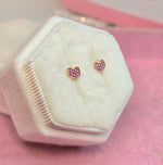 14k Corazon S en pink Circones