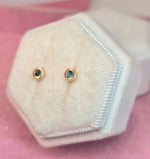 14k Arito Azul con bizel