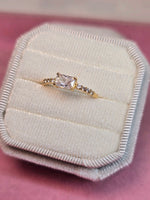 10K Anillo Bagete grande