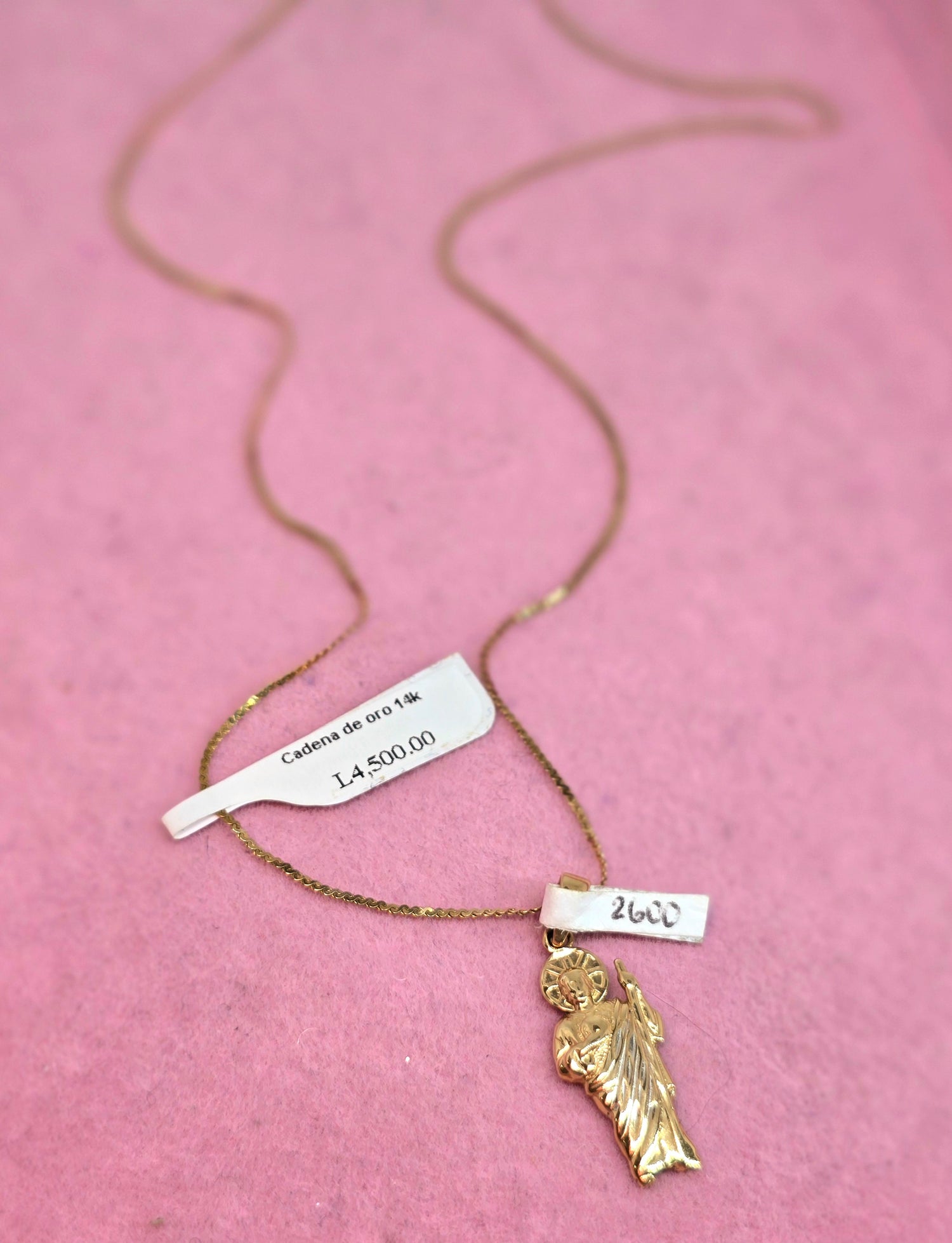 14K Dije San judas Tadeo