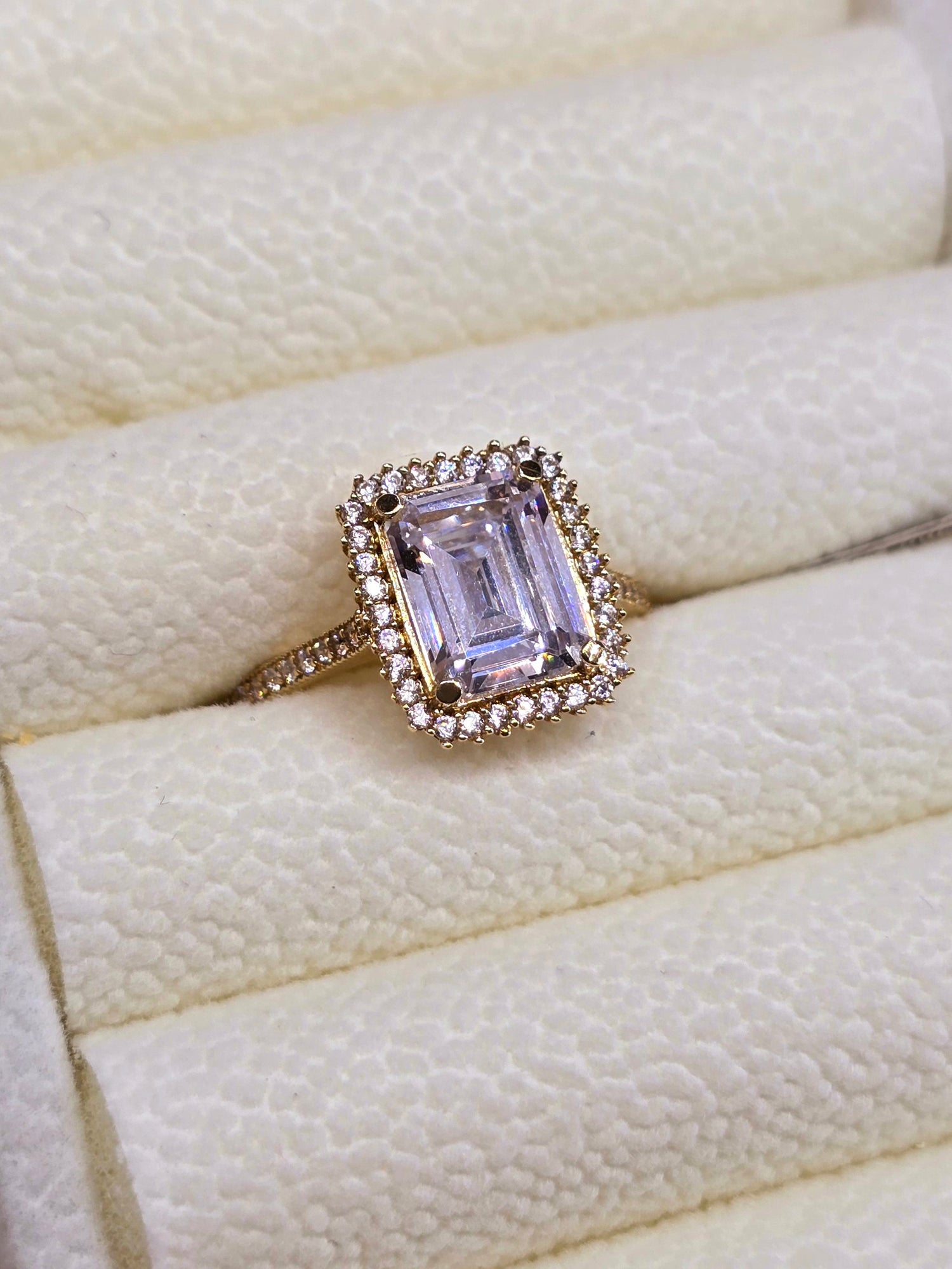 14K Anillo Transp squadre