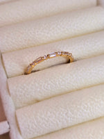 10K Anillo Baguette