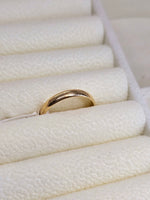 10K Anillo Banda lisa mediano