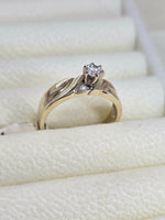 14k Anillo en oro blanco