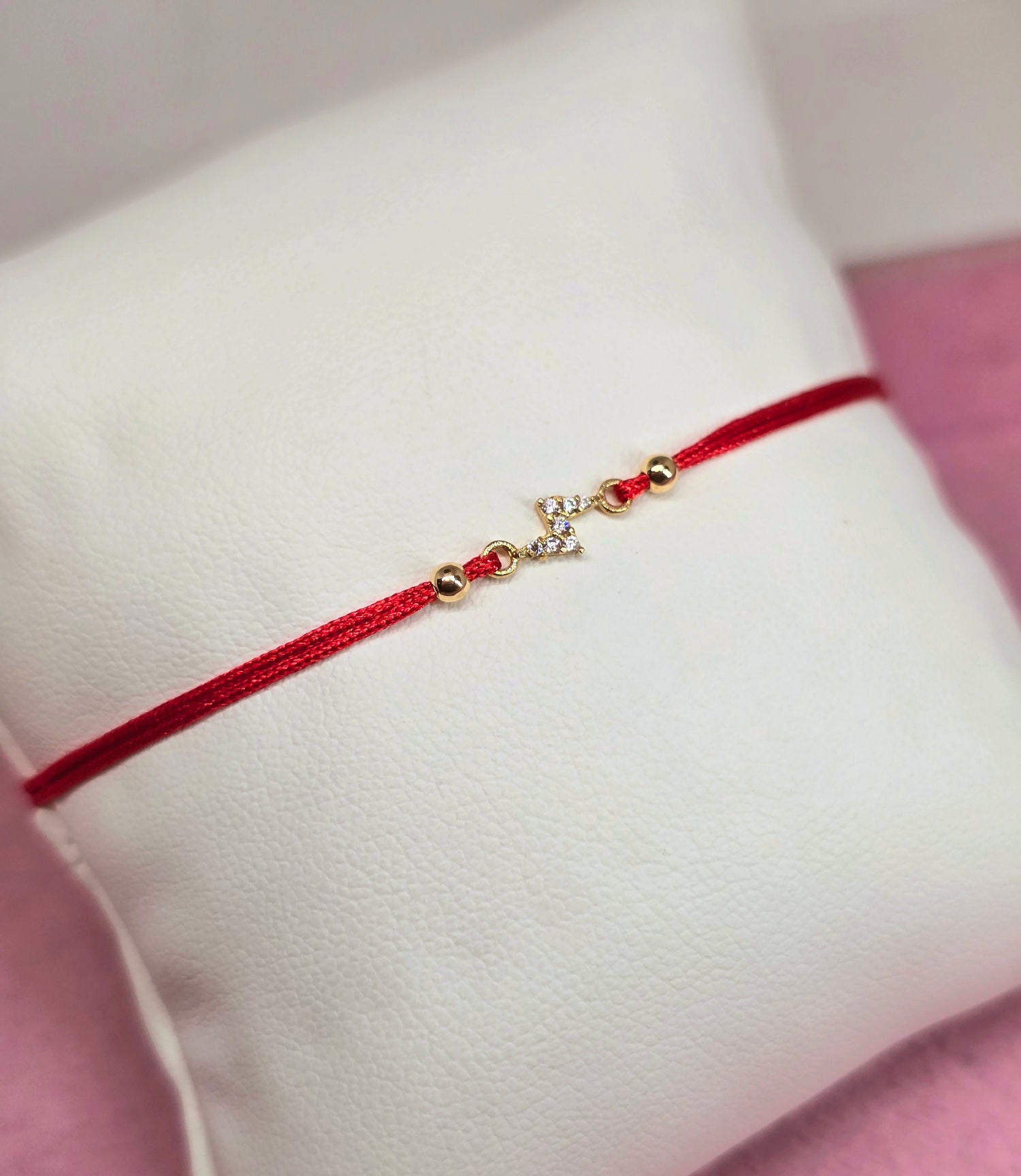 14K Pulsera de hilo con rallito