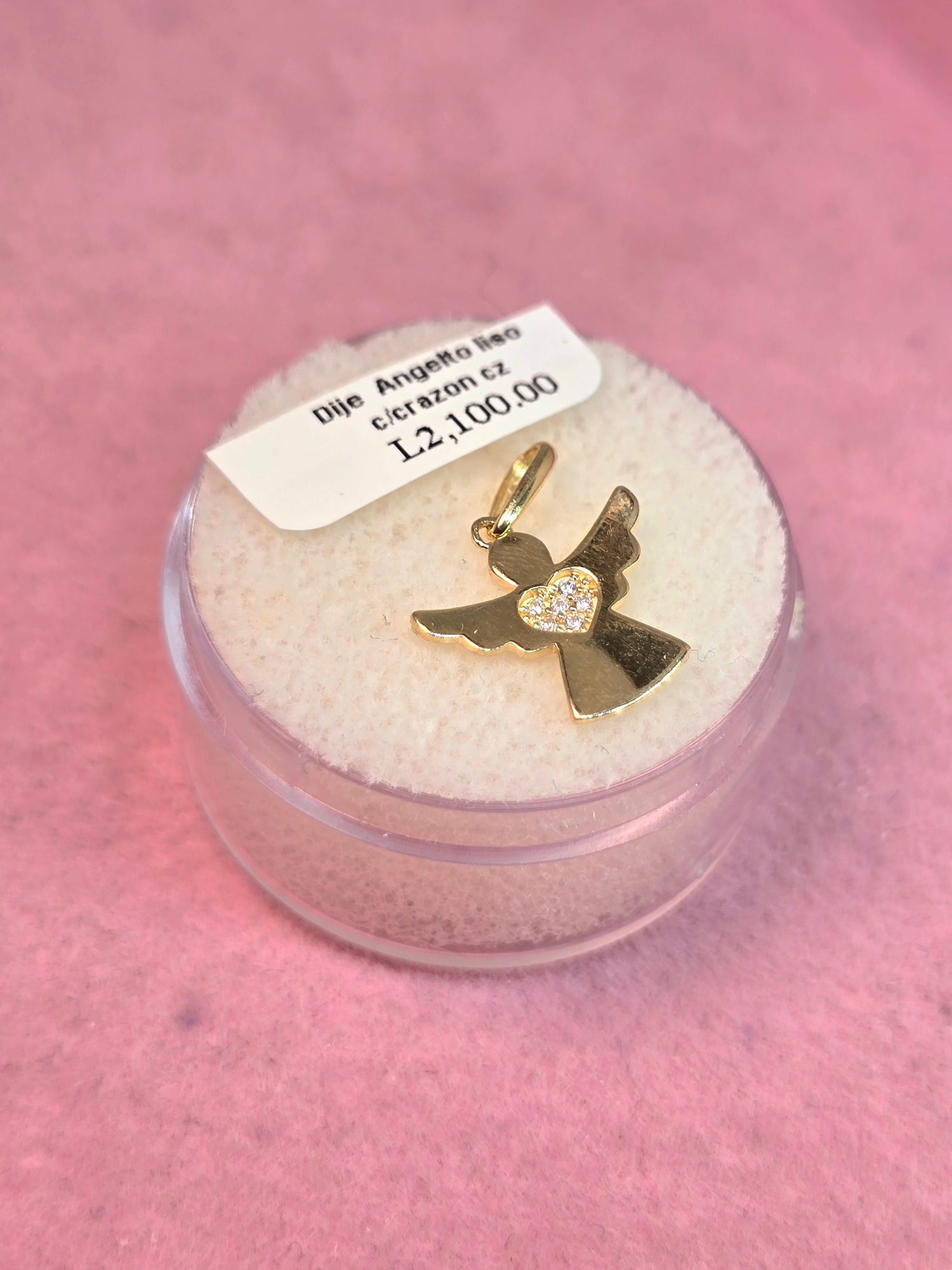 14K Dije de Angelito liso