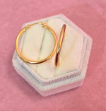 10K Hoop Hollow 18mm