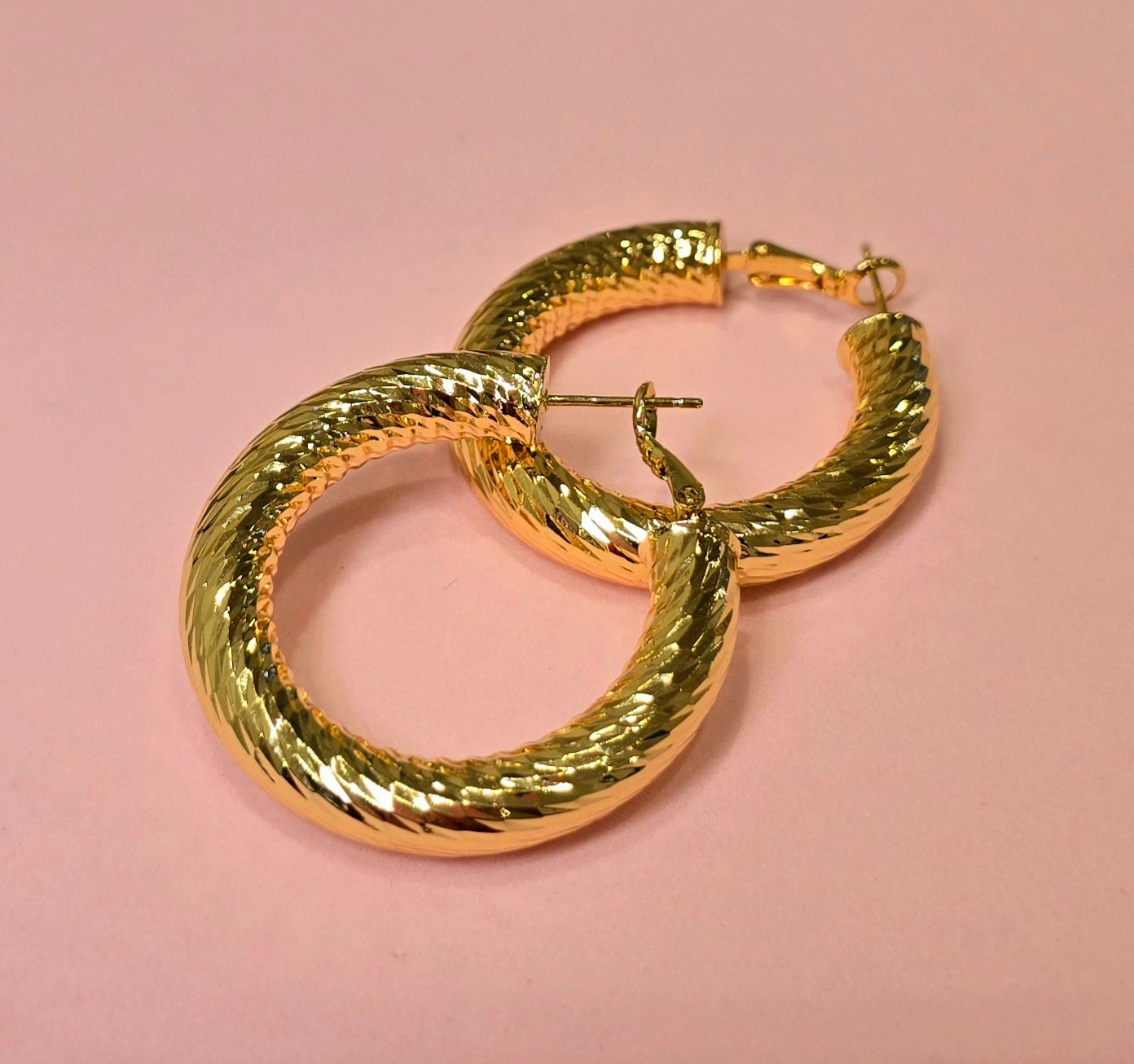 Brass hoops LAST CALL 1