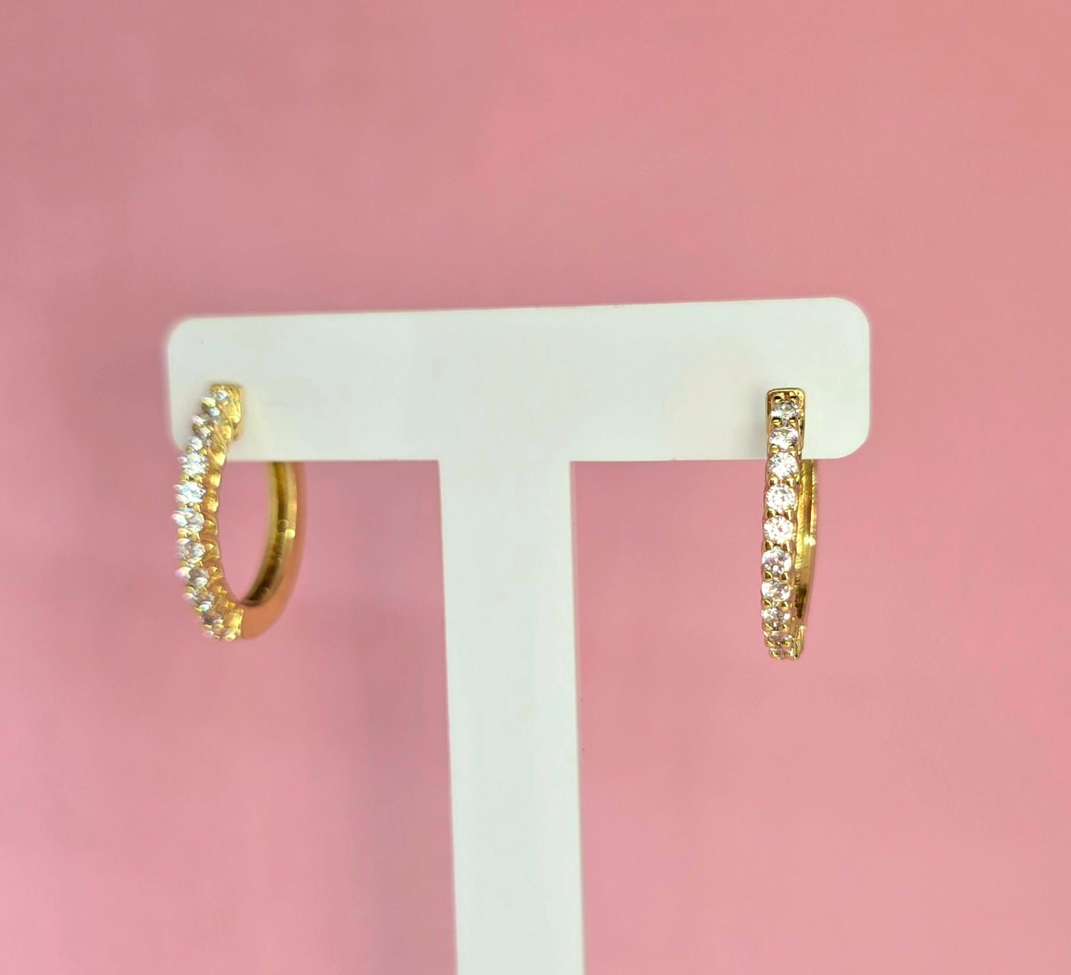Brass hoops de circones