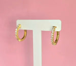 Brass hoops de circones