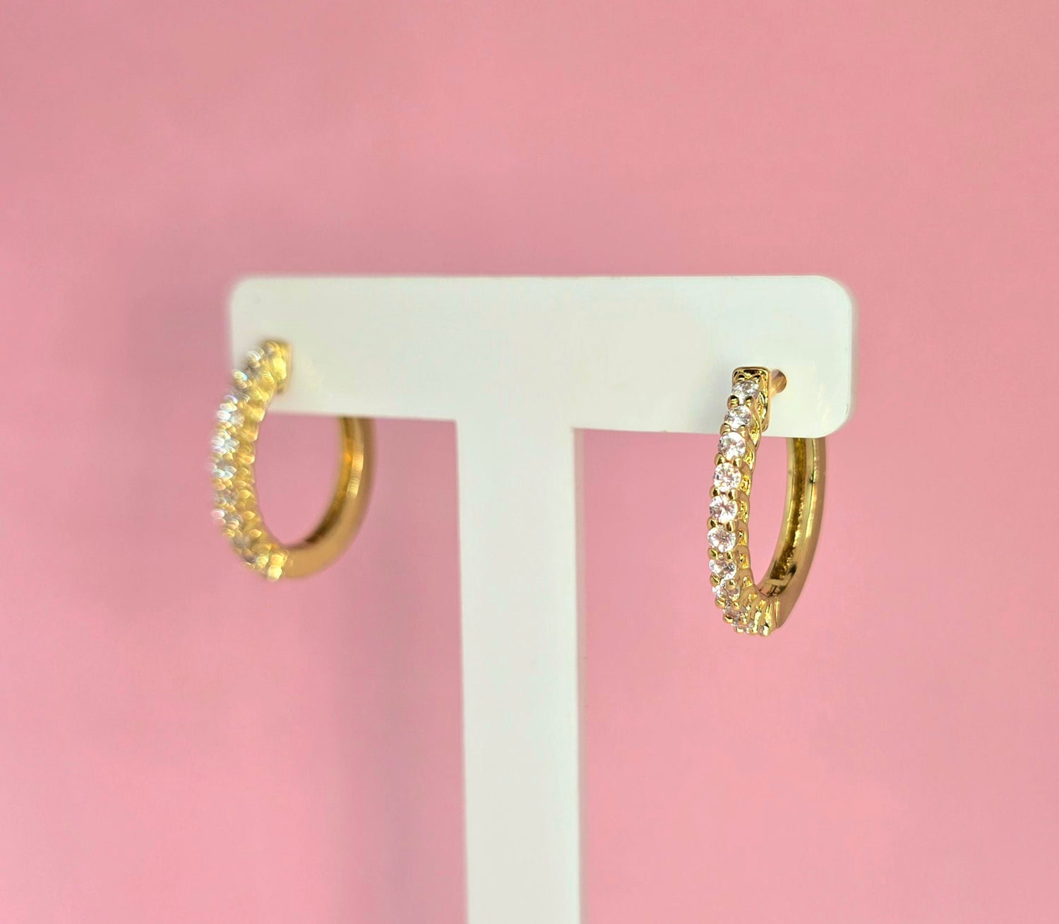 Brass hoops de circones