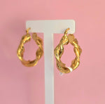Brass hoops LAST CALL 3