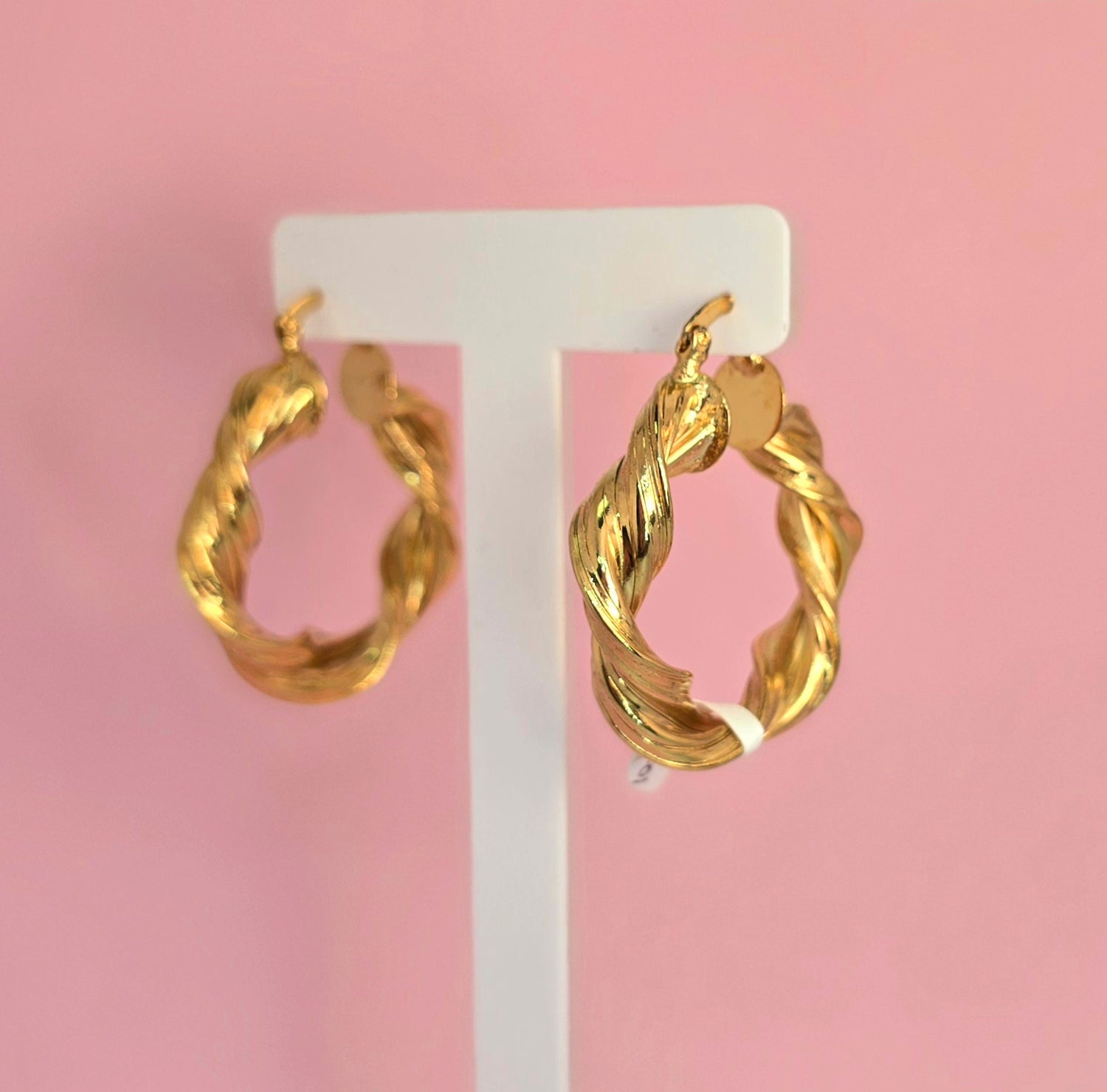 Brass hoops LAST CALL 3
