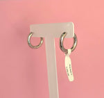 Brass Hoops lisas redondas