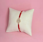 Pulsera Virgencita Halo de mini perlas