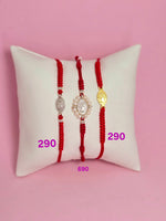 Pulsera Virgencita Mini clasica roja