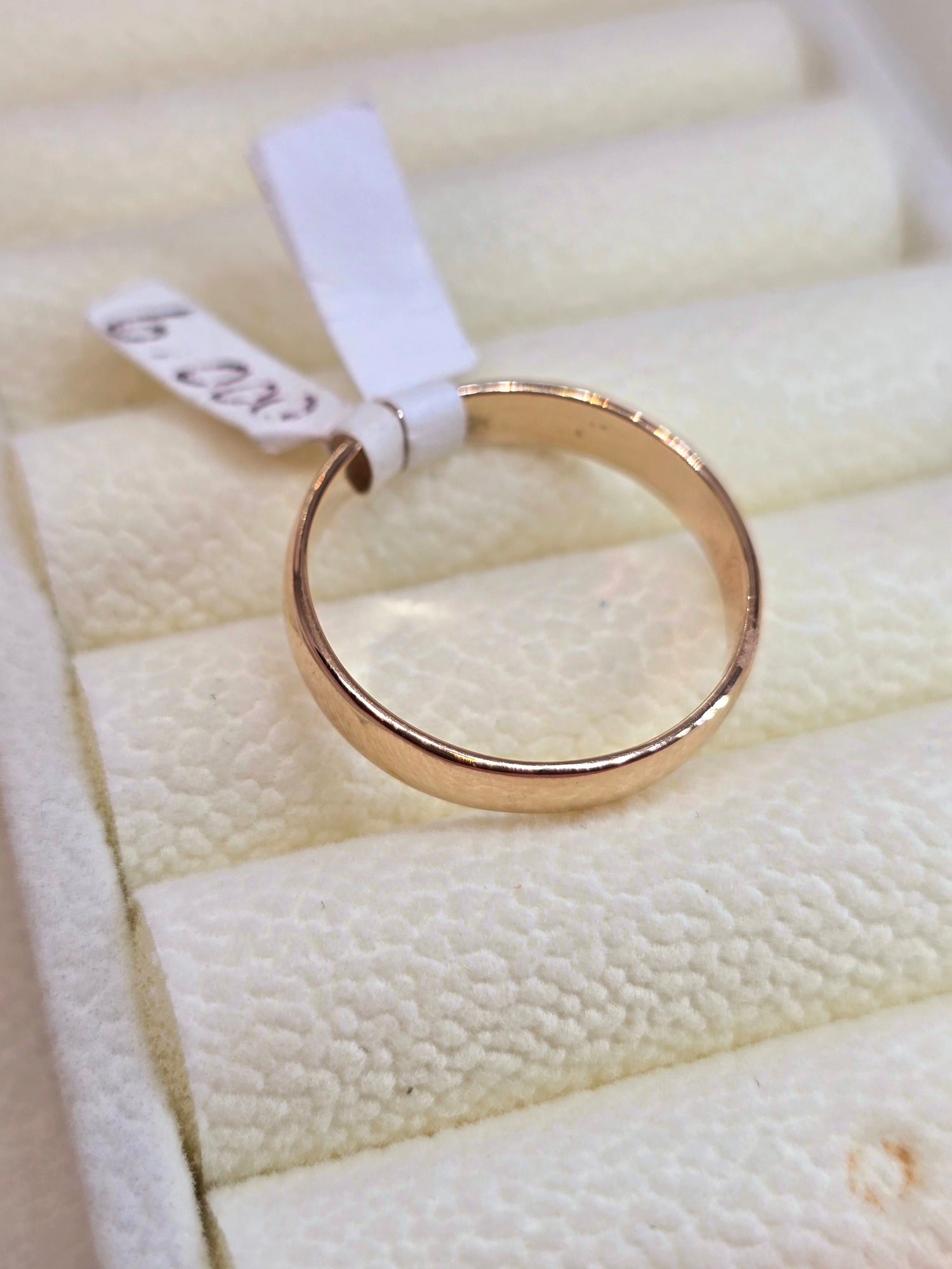 10K Anillo Banda lisa