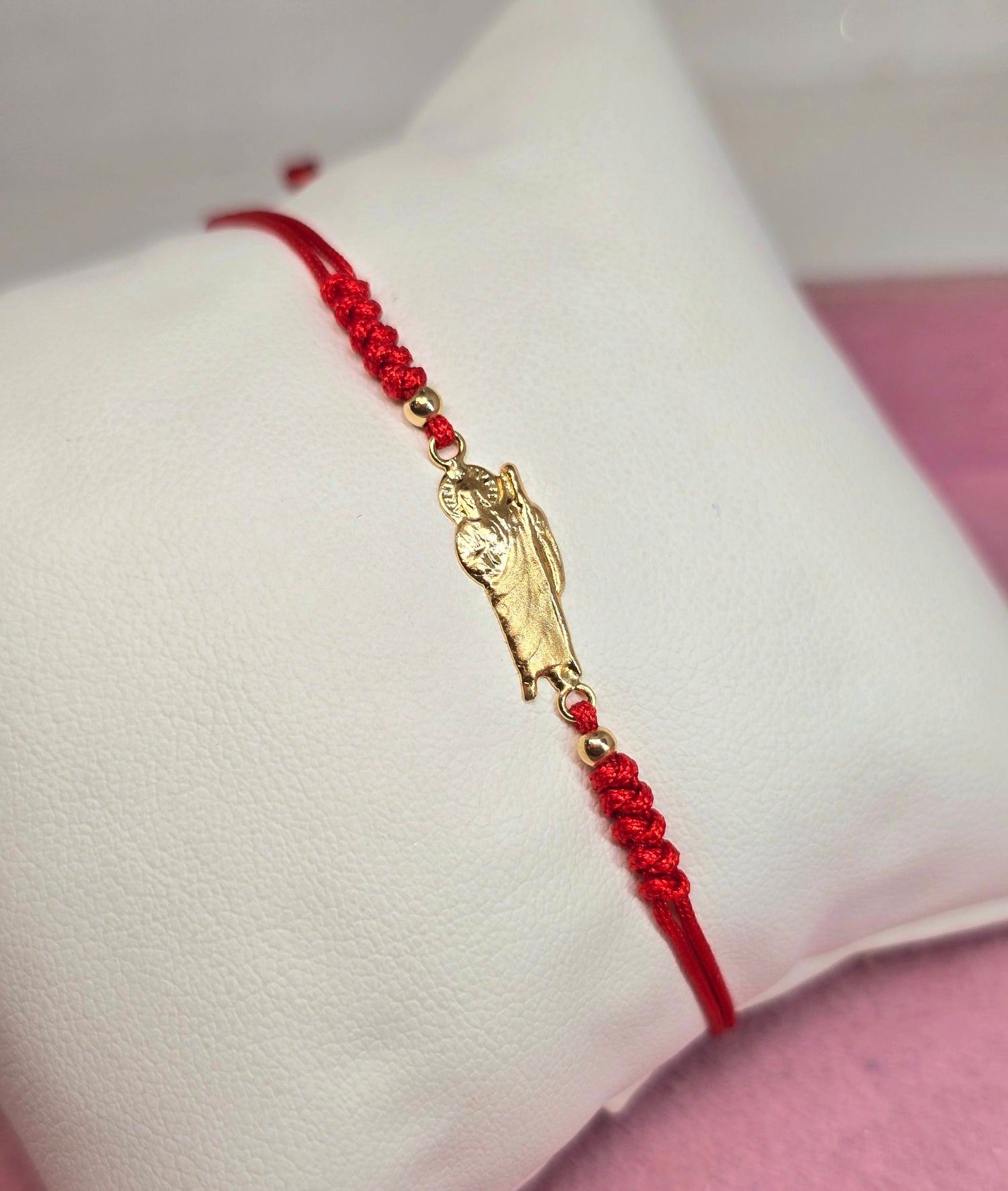 14K Pulsera con dije San Judas Tadeo