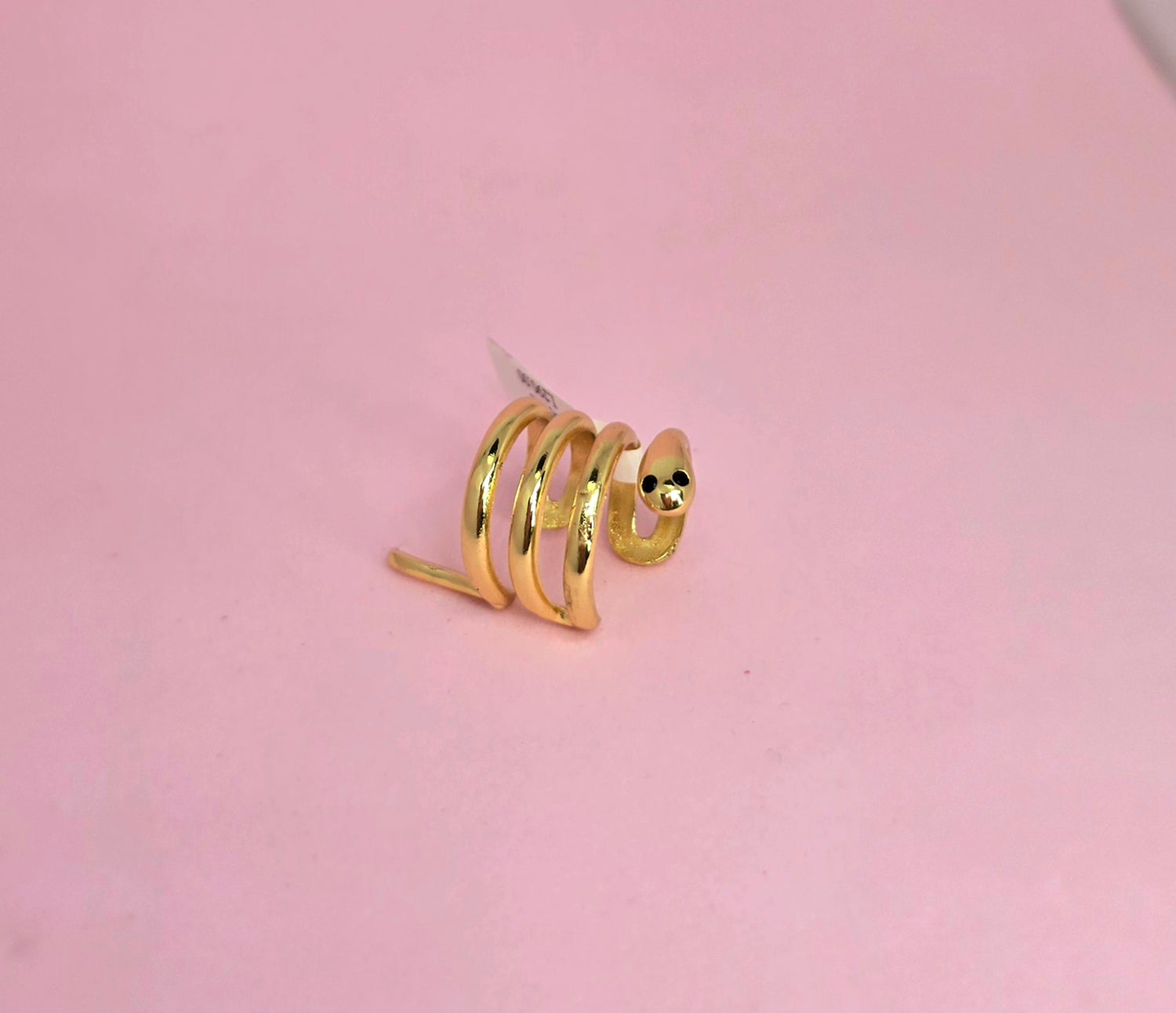Brass earcuff  Serpiente